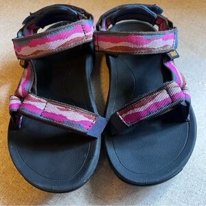 Teva Hurricane XLT 2 Pink and Purple Kids Sport Sandals with Adjustable Straps